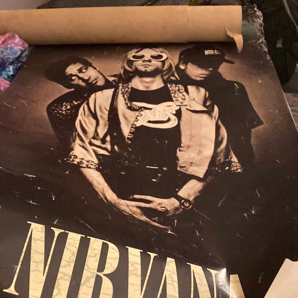 Original 1993 Nirvana Poster— not in perfect condition